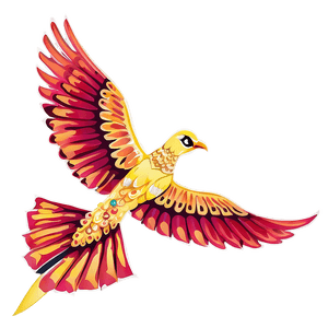 Flying Phoenix Bird PNG 05062024 PNG image with transparent background
