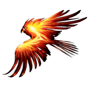 Flying Phoenix Bird PNG eax PNG image with transparent background