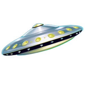 Flying Saucer Illustration PNG 06202024 PNG