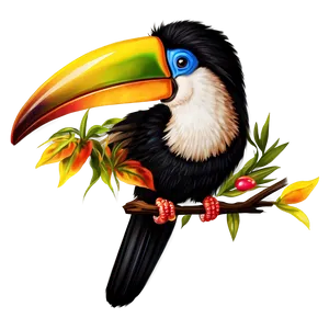 Flying Toucan Clipart Png 06112024 PNG Image