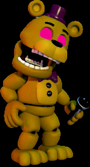 #fnaf #fnafworld #fredbear #fnaf World #freetoedit - Fnaf World Glitch Fredbear, HD Png Download PNG image with transparent background