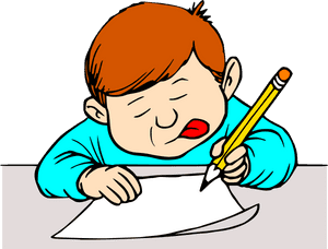Students Writing Clipart - Write Your Name Clipart, HD Png Download PNG image with transparent background