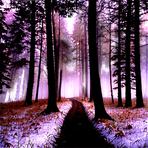 Foggy Forest Path PNG 66 PNG with transparent background