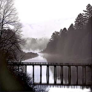 Foggy Morning Bridge PNG 89 PNG