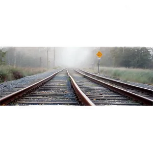 Foggy Morning Train Tracks Png Eds PNG Image