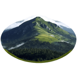 Foggy Mountain Top PNG cdg PNG image with transparent background