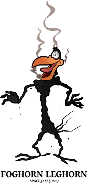 Foghorn Leghorn Space Jam Character PNG image with transparent background