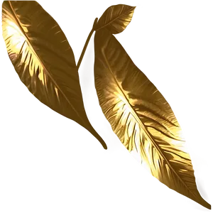 Foil Leaf Decoration Png 06252024 PNG Image