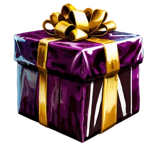 Foil Wrapped Gift Png Sia PNG Image