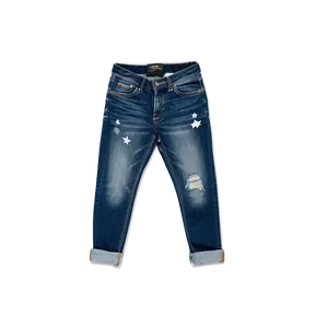 Folded Jeans Close-up Png Tii PNG Image