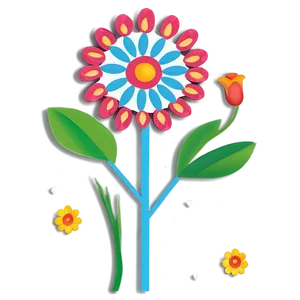 Folk Art Flower Cricut Png 1 PNG Image