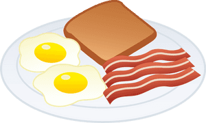 Food Clipart Bacon - Bacon And Eggs Clipart, HD Png Download PNG image with transparent background