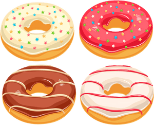 Food Clipart Donut - Clip Art Junk Food PNG image with transparent background