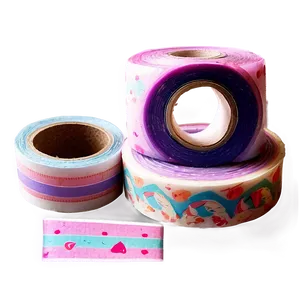 Food Inspired Washi Tape Aesthetic Png 47 PNG Image