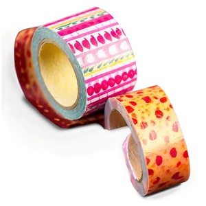 Food Inspired Washi Tape Aesthetic Png 69 PNG Image