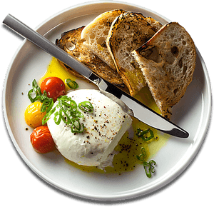 Food Plate Png Top View PNG image with transparent background