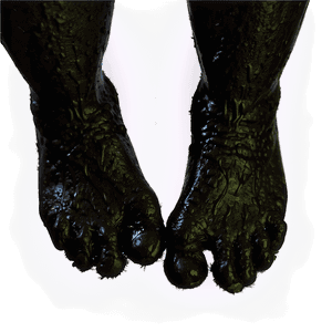 Foot in Mud Texture PNG saj PNG with transparent background