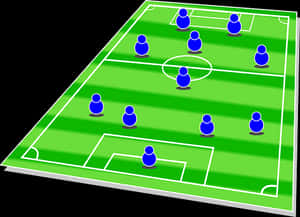 Football Formation Graphic PNG image with transparent background