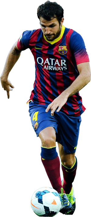 Cesc Fàbregas - Qatar Airways, HD Png Download PNG image with transparent background