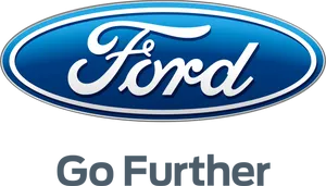 Ford Logo Go Further PNG Image