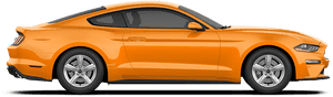 Ford Mustang 2019 Side View, HD Png Download PNG image with transparent background