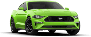 Ford Mustang Gt - Lime Green 2020 Mustang Gt, HD Png Download PNG image with transparent background