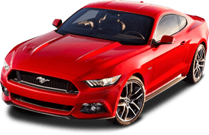 Ford Mustang Red Car Png Image - Ford Mustang Red Car, Transparent Png PNG image with transparent background