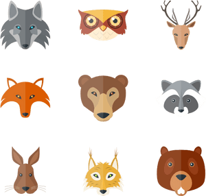 Zoo Animals Png Image Free Library - Animal Icons Png PNG image with transparent background