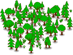 Nature Clipart Dark Forest Free - Biology Population, HD Png Download PNG image with transparent background