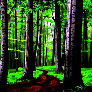 Forest Landscape PNG oai32 PNG image with transparent background