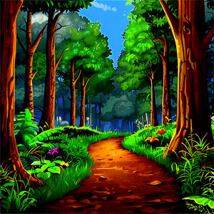 Forest Path PNG 06202024 PNG with transparent background