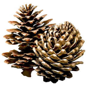 Forest Pinecone Artwork Png Rme PNG Image