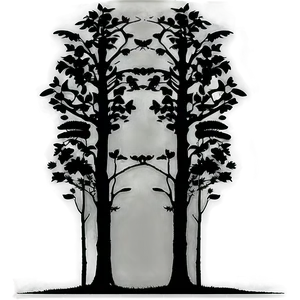 Forest Silhouette A PNG Image