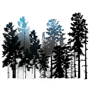 Forest Skyline Silhouette Png 75 PNG Image