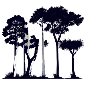 Forest Trees Silhouette Png 53 PNG Image