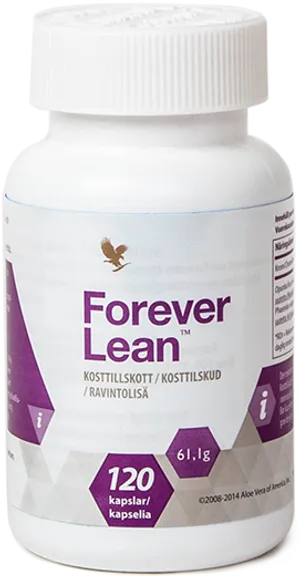 Forever Lean Supplement Bottle PNG Image