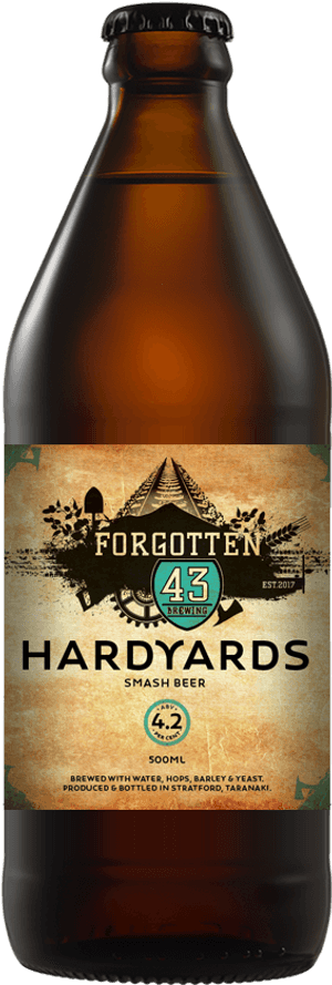 Forgotten43 Hardyards Beer Bottle PNG