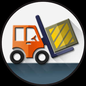 Forklift Icon PNG image with transparent background