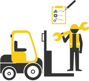 Forklift Maintenance Checklist PNG Image