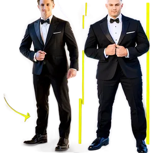 Formal Black Tie Dress Code Png Kki PNG Image