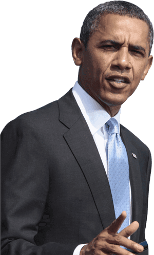 Obama Transparent Blank - Famosos Png, Png Download PNG