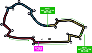 Formula1 Race Track Layout Australia PNG Image