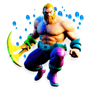 Fortnite Aquaman Challenge PNG jmp46 PNG image with transparent background