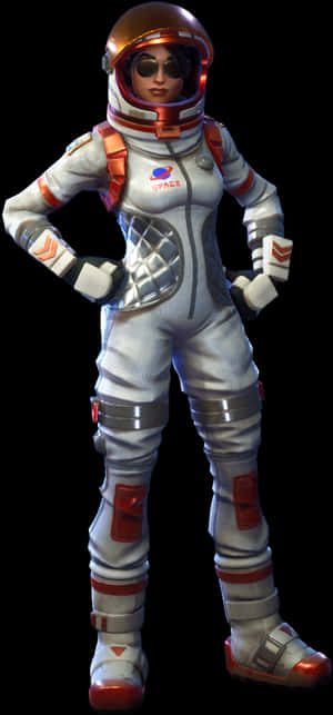 Fortnite_ Astronaut_ Skin PNG image with transparent background