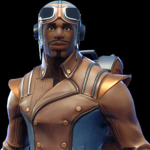 Fortnite Aviator Skin Portrait PNG image with transparent background