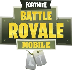 Fortnite Battle Royale Mobile Logo PNG Image