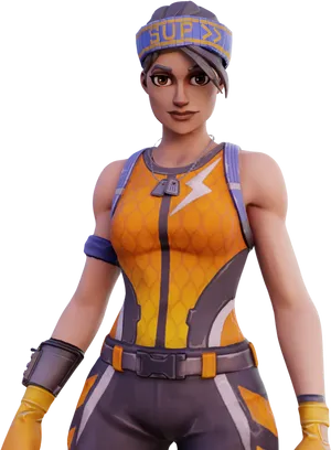 Fortnite Character Sparkplug Skin PNG Image