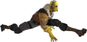 Fortnite Hazard Agent Character Pose PNG Image