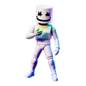 Fortnite Marshmello Action Figure Png Hpy PNG Image