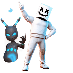 Fortnite Marshmello Victory Pose PNG 06252024 PNG